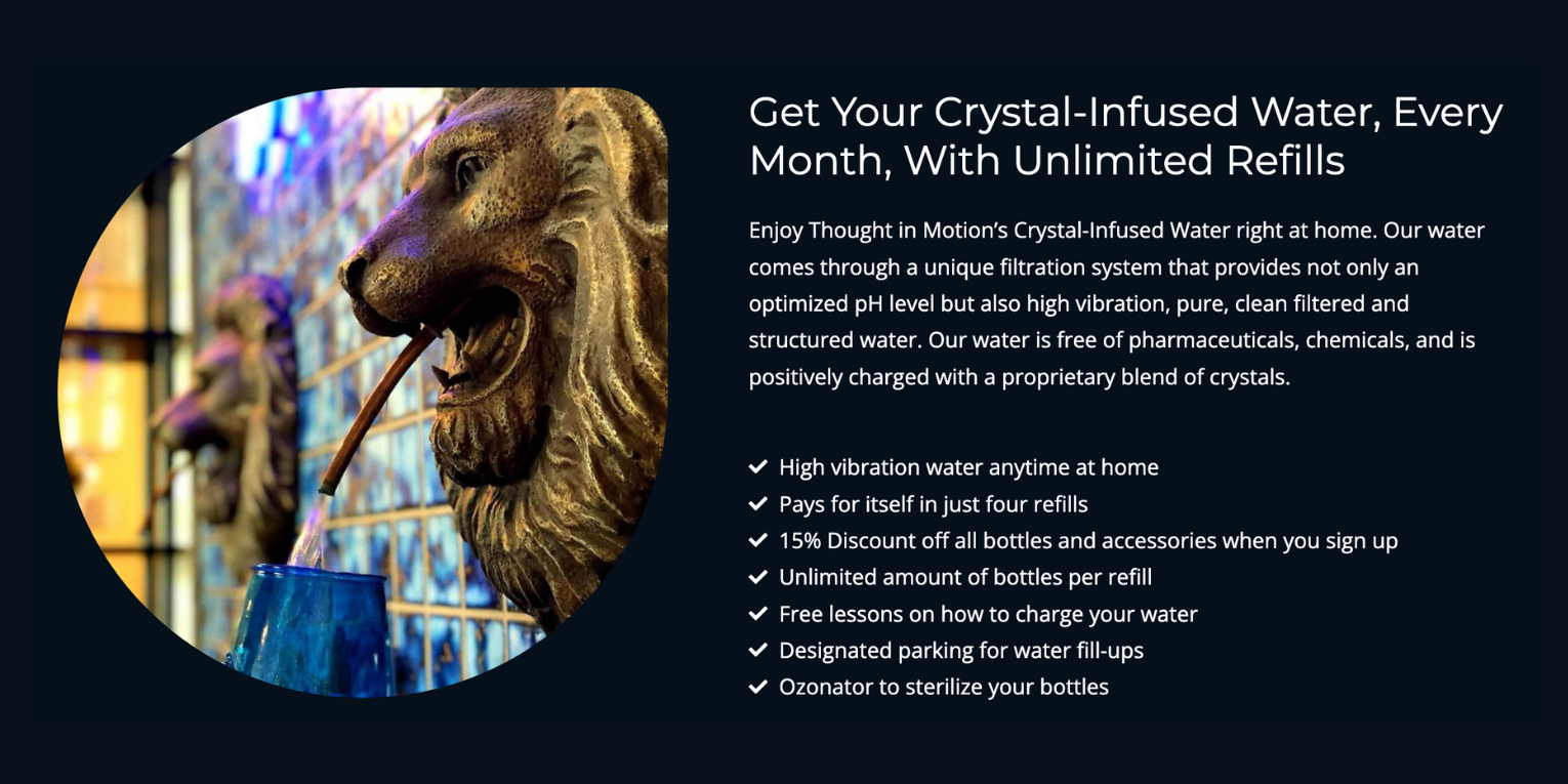 Thought in Motion Waterbar